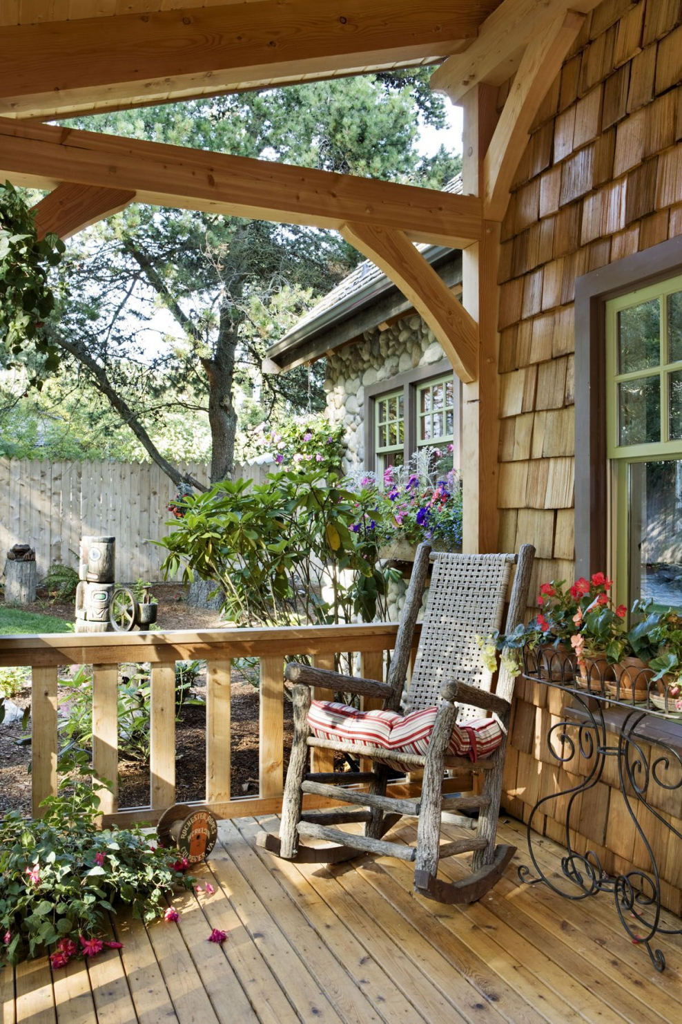 Красивые дачные веранды