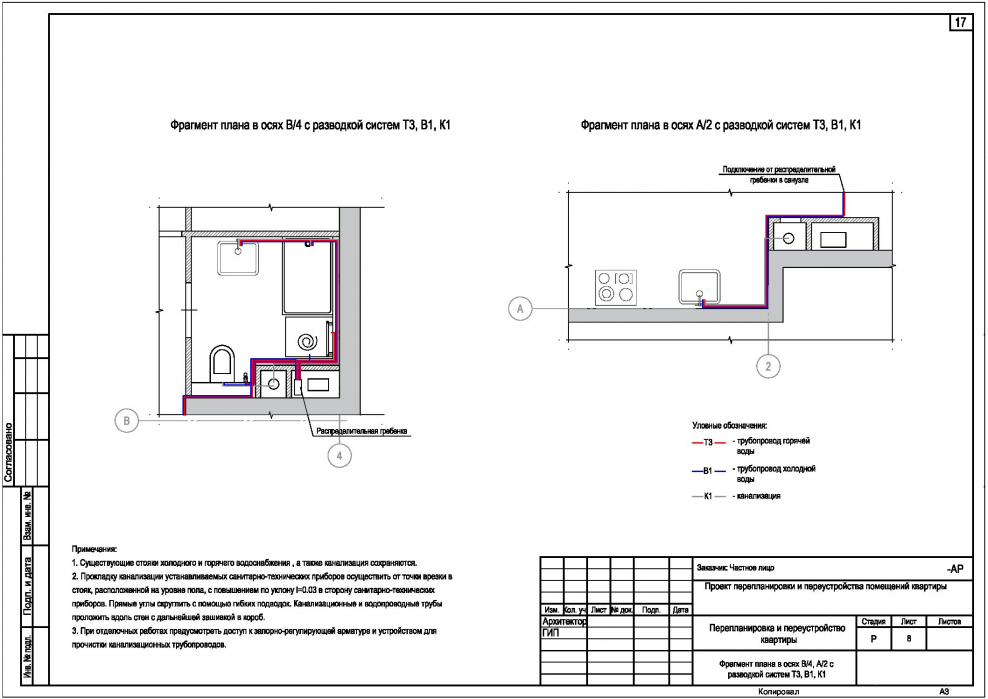 Проект перепланировки квартиры