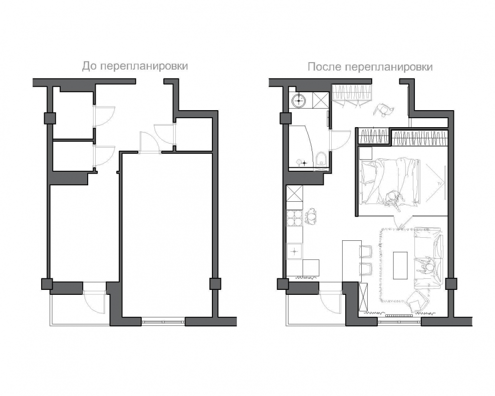 Перепланировка квартиры чертежи