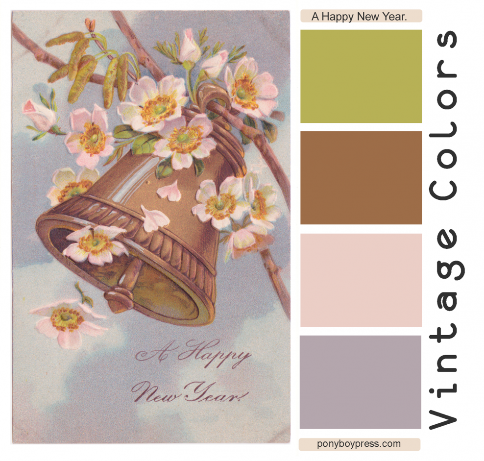 Цветовая палитра винтажного стиля