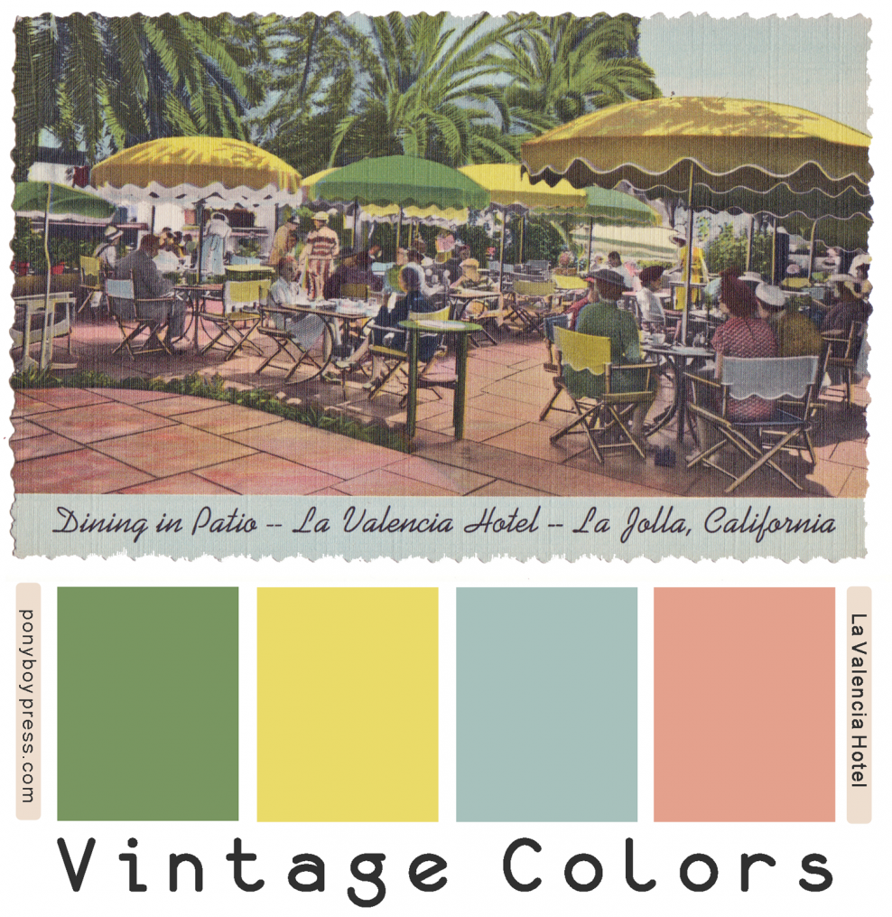 Винтажная гамма цветов