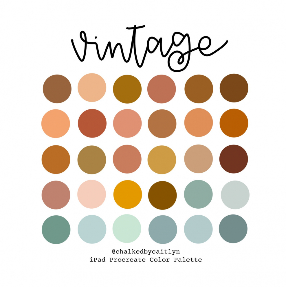 Палитры ретро стиль