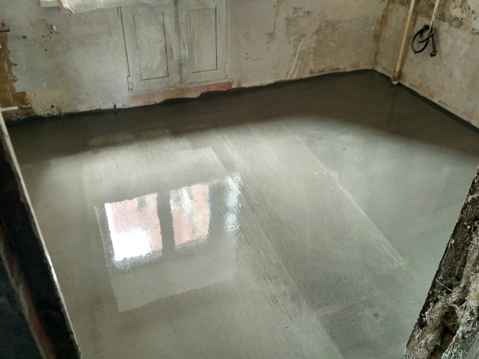 Залив полов