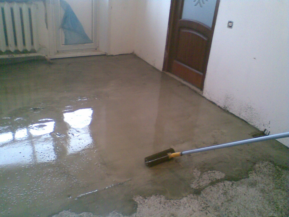 Залив полов