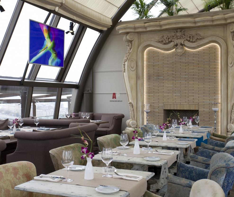 Ресторан White Rabbit Москва интерьер