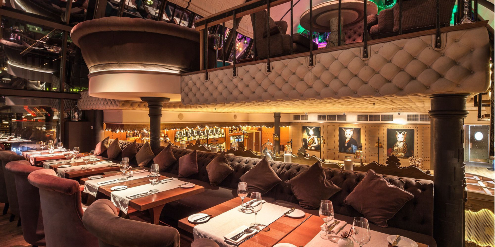 Ресторан White Rabbit Москва интерьер