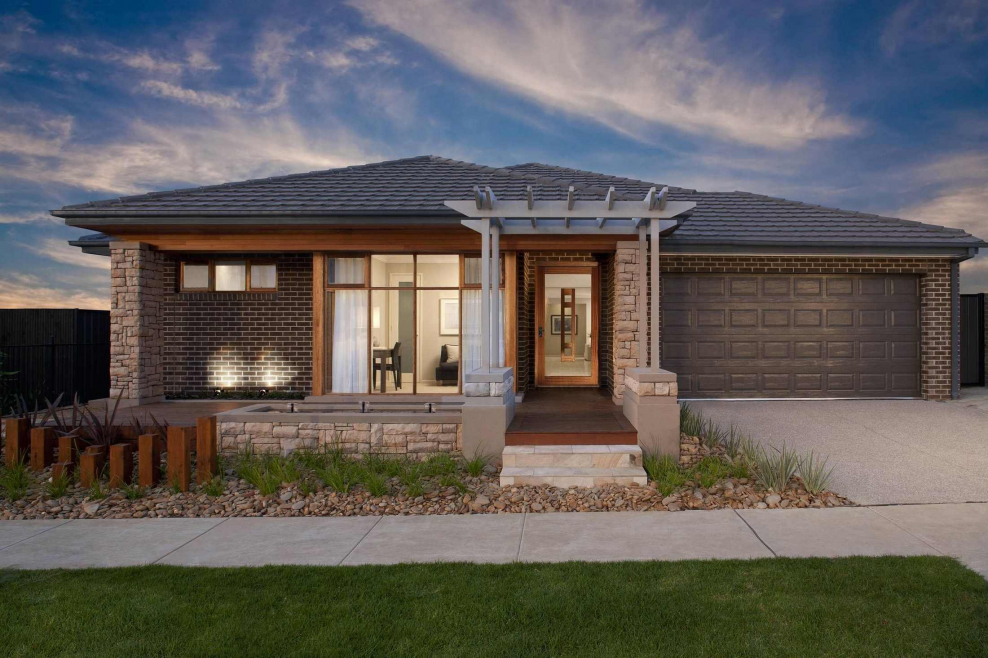 Одноэтажный загородный дом