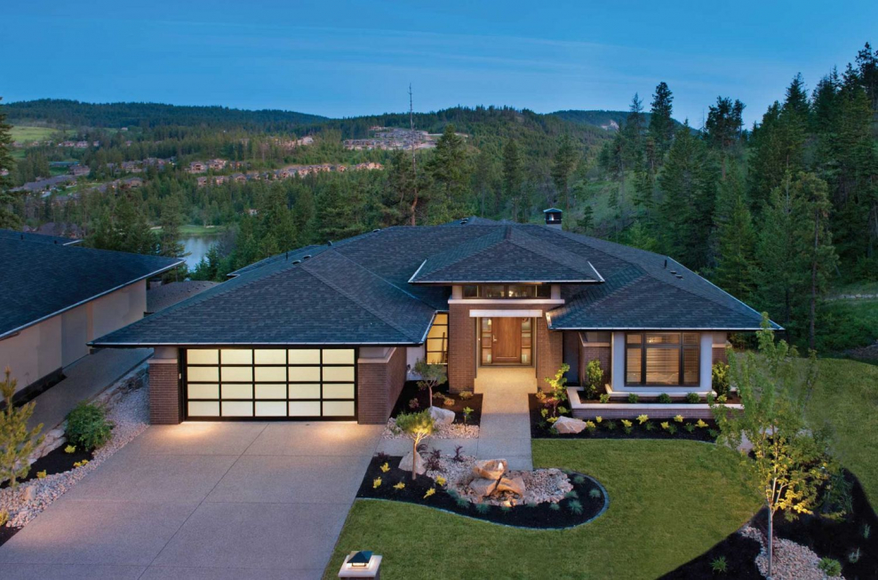 Стильный одноэтажный дом