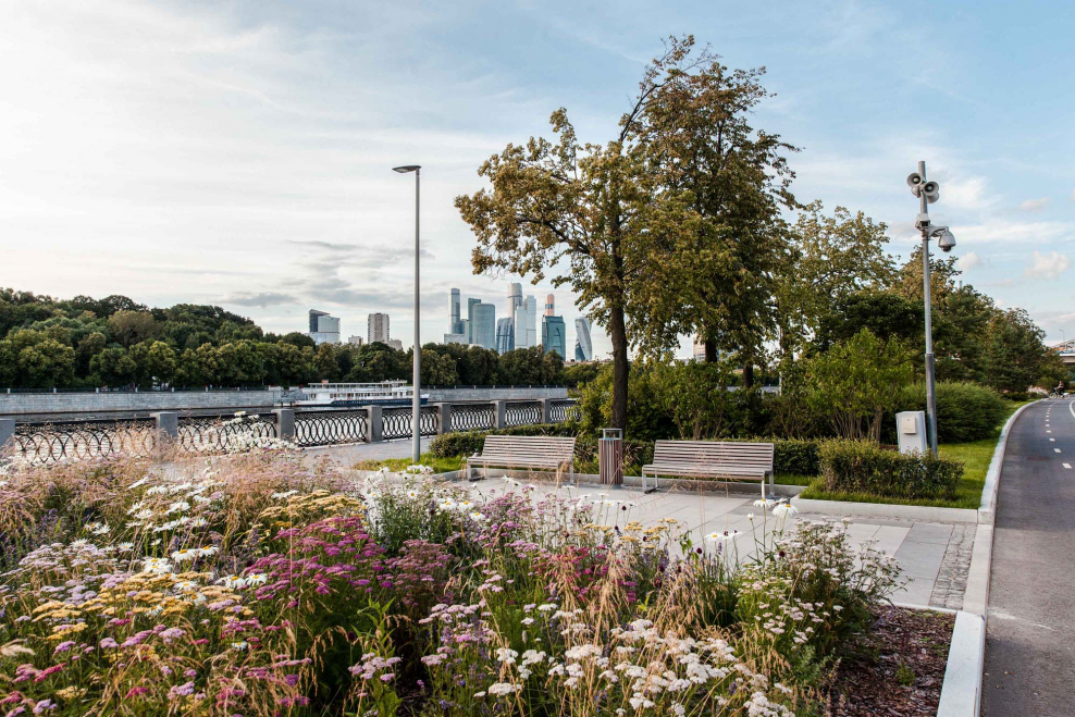 Лужнецкая набережная после реконструкции