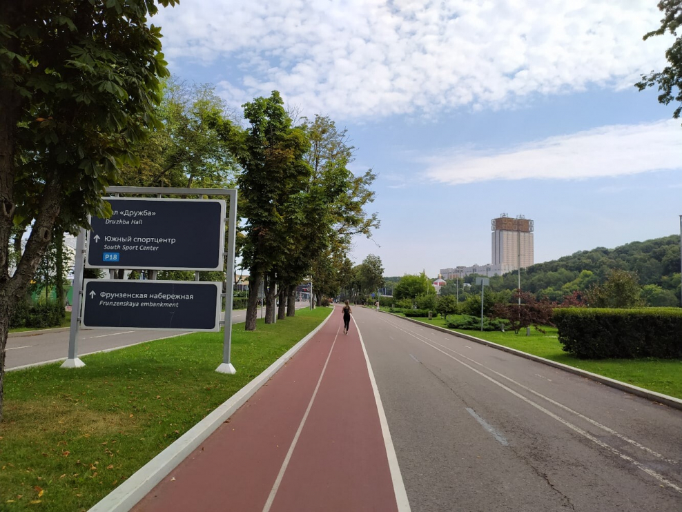 Лужнецкая набережная новая