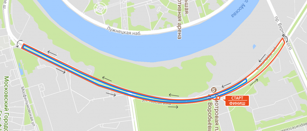 Набережная Москвы реки Лужники