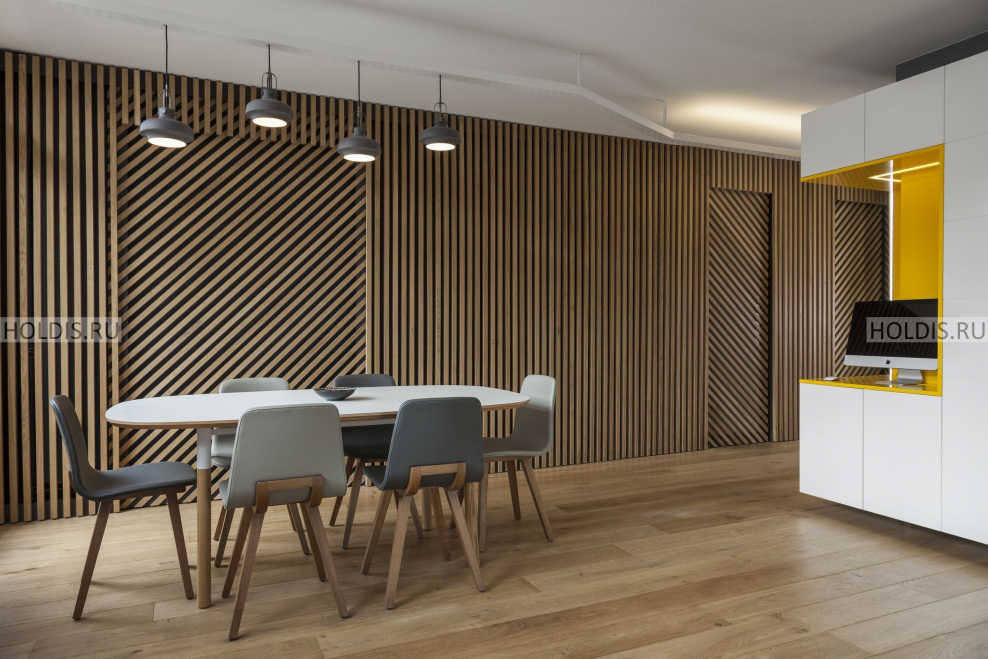 Реечные стеновые панели баффели