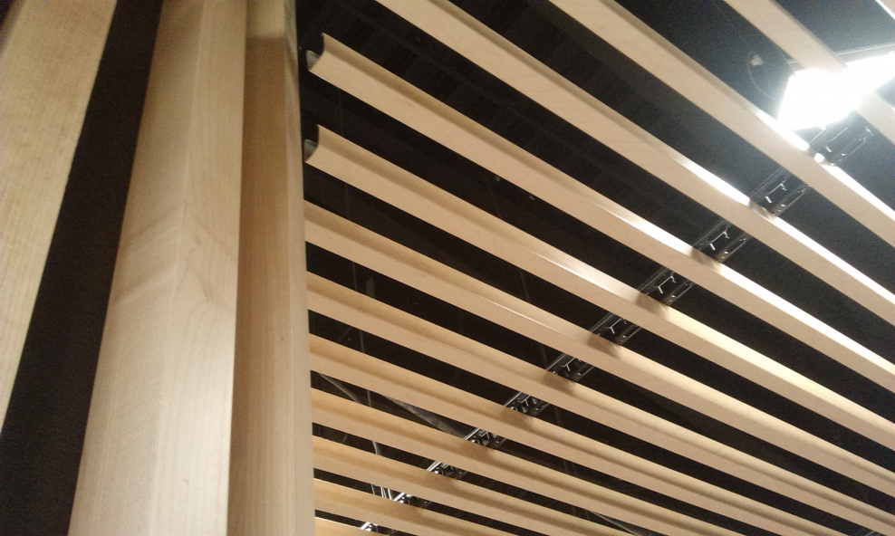 Кубообразный реечный потолок униформ бард