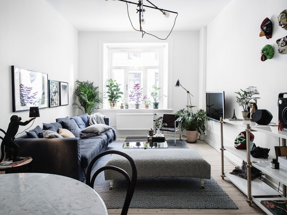 Комната белые стены бежевый декор