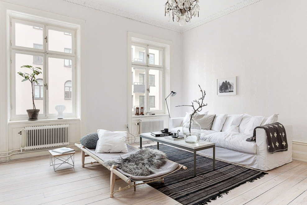 Скандинавский интерьер мидсенчури