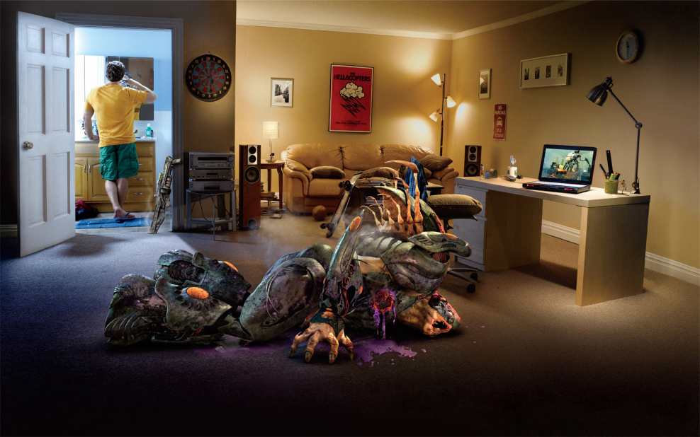 Монстра в интерьере