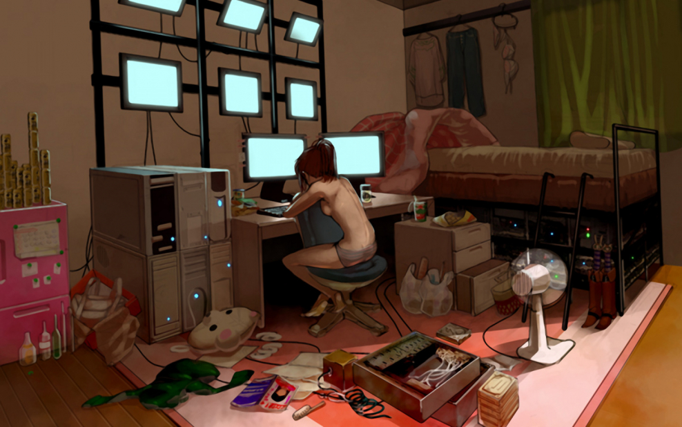 Комната программиста арт