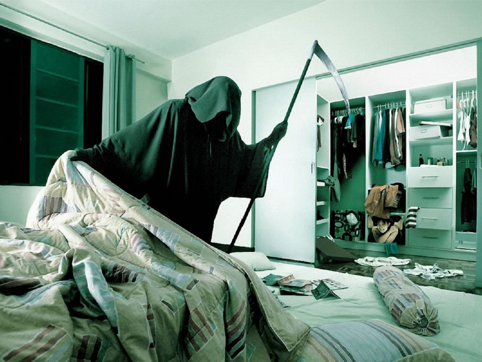 Смерть с косой в больнице