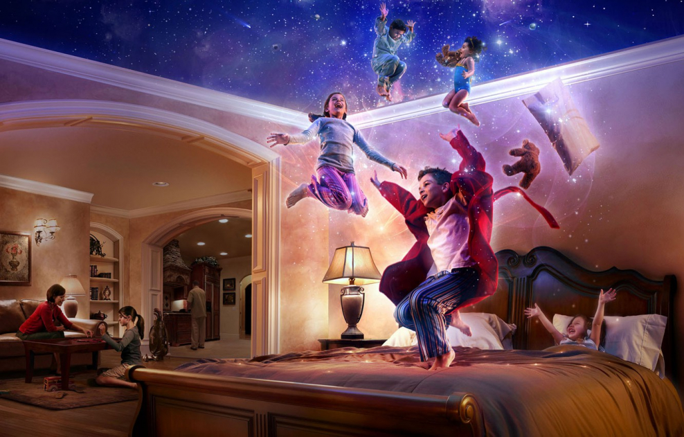 Натяжные потолки креатив