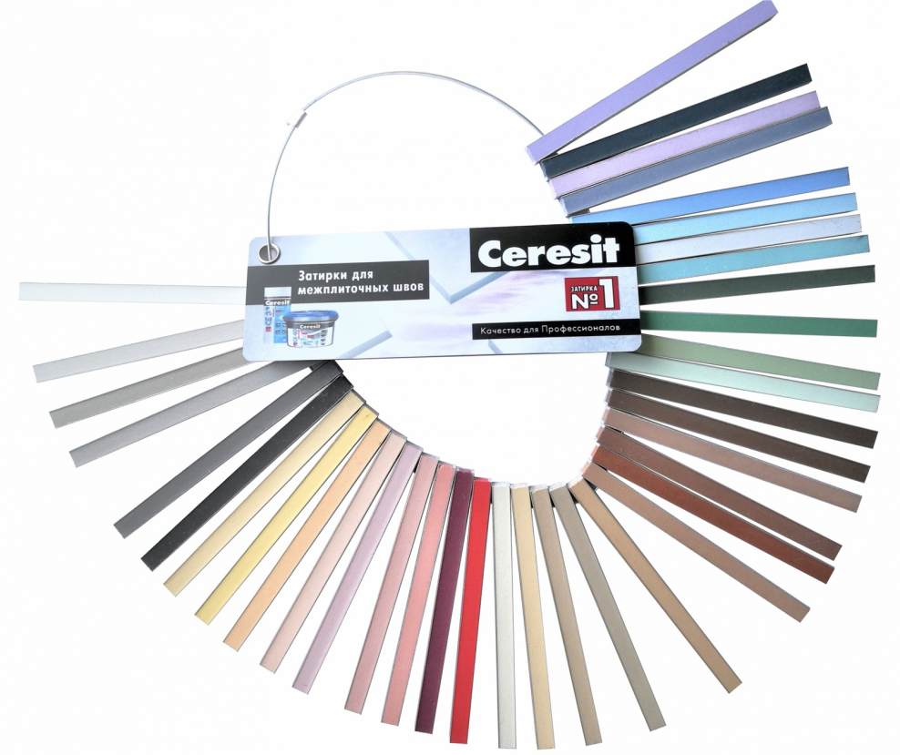 Затирка Ceresit ce 33 палитра