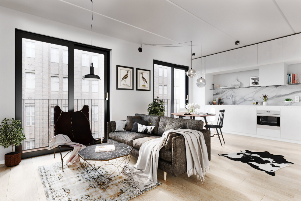 Традиционный Скандинавский интерьер