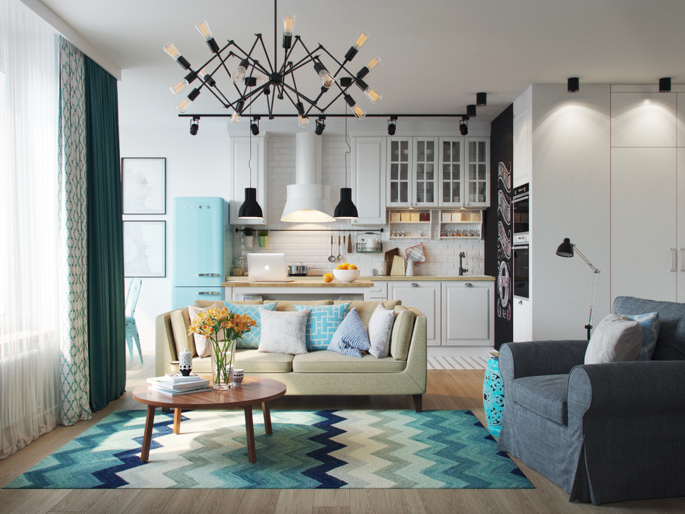 Сканди стиль в интерьере