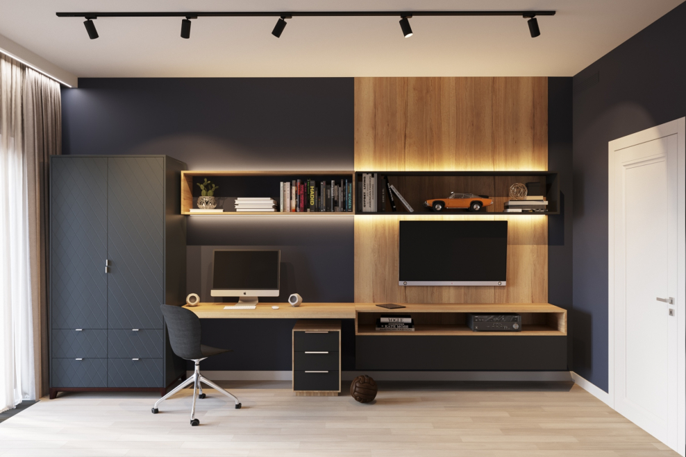 Молодежная комната в стиле Контемпорари