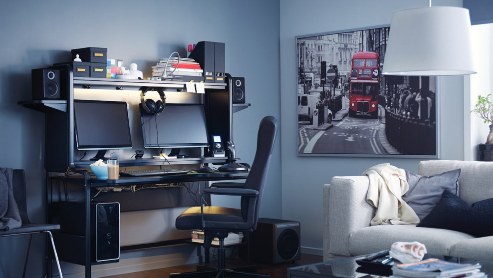 Стол икеа компьютерный геймер