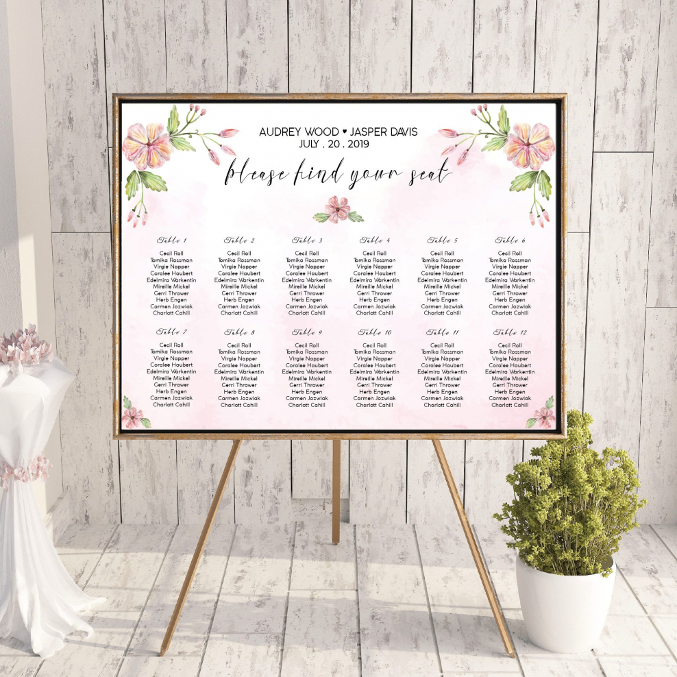 План рассадки бежевый