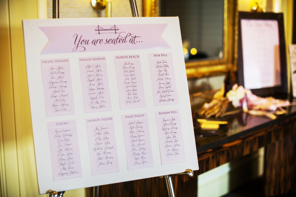 План рассадки гостей