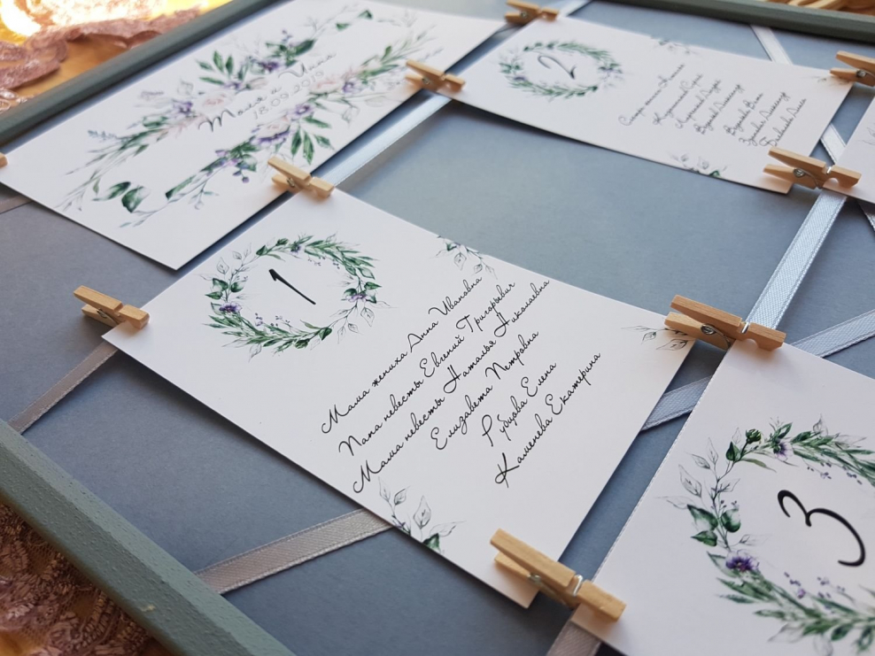 Рассадка с эвкалиптом