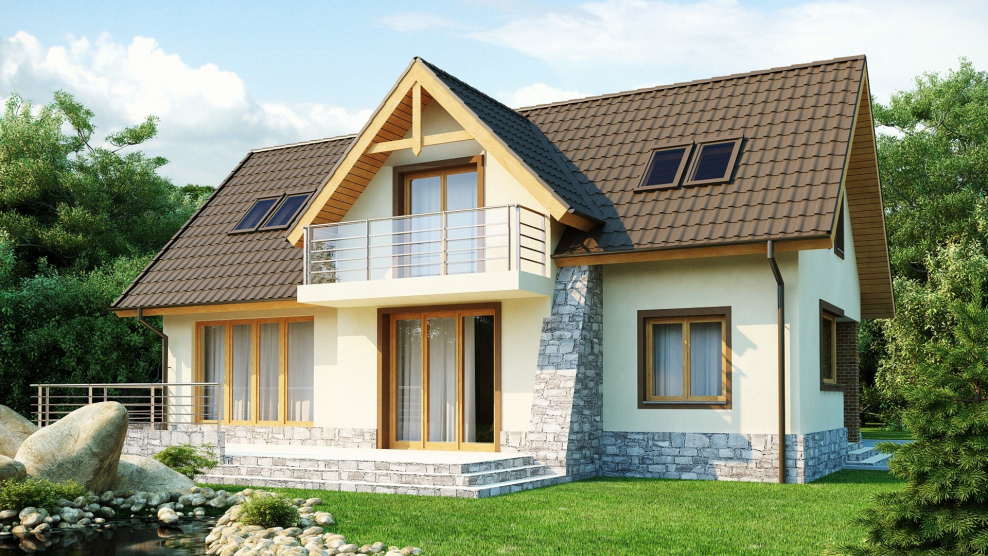 Дом из пеноблоков