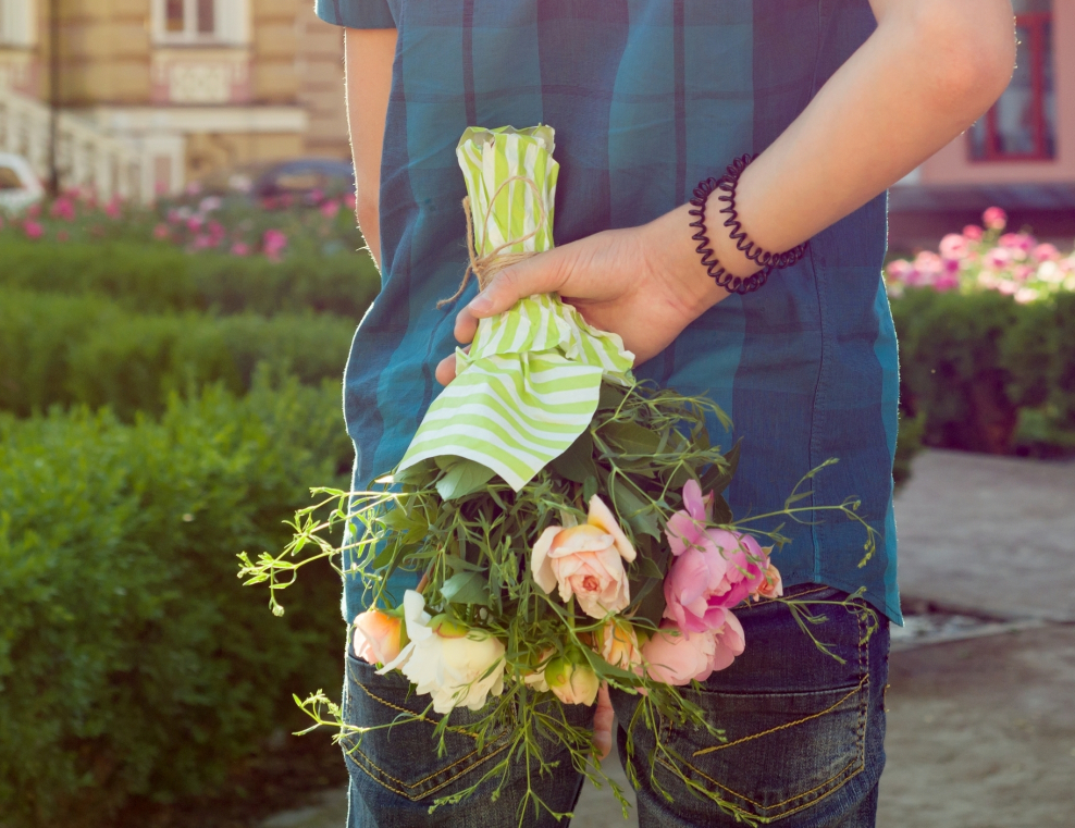 Фотосессия в цветочном магазине