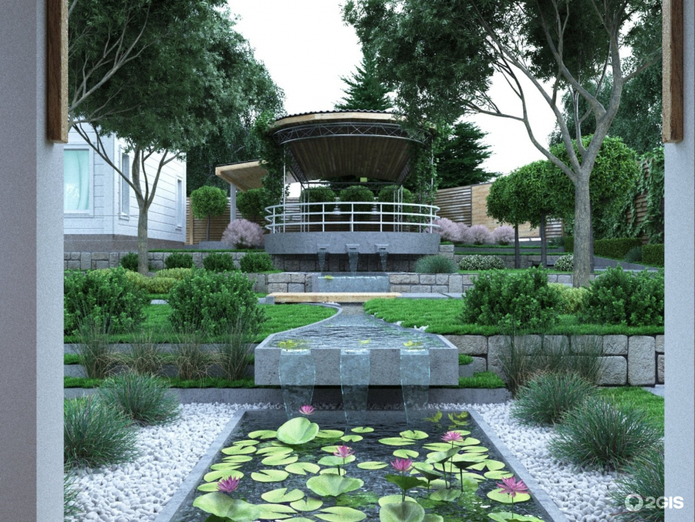 Ландшафтная архитектура шестигранник