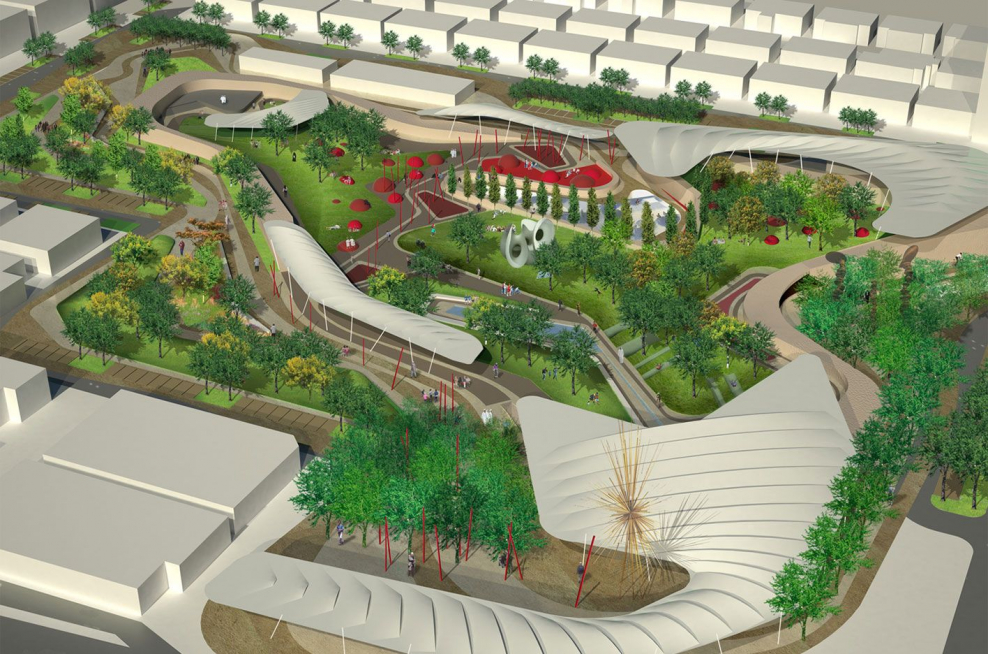 Зеленый парк проект