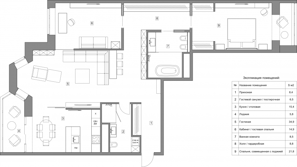 План дома 3д