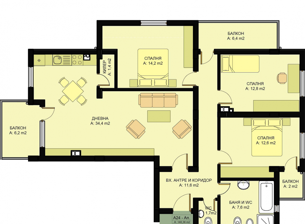 Расположение помещений в частном доме по фен шуй