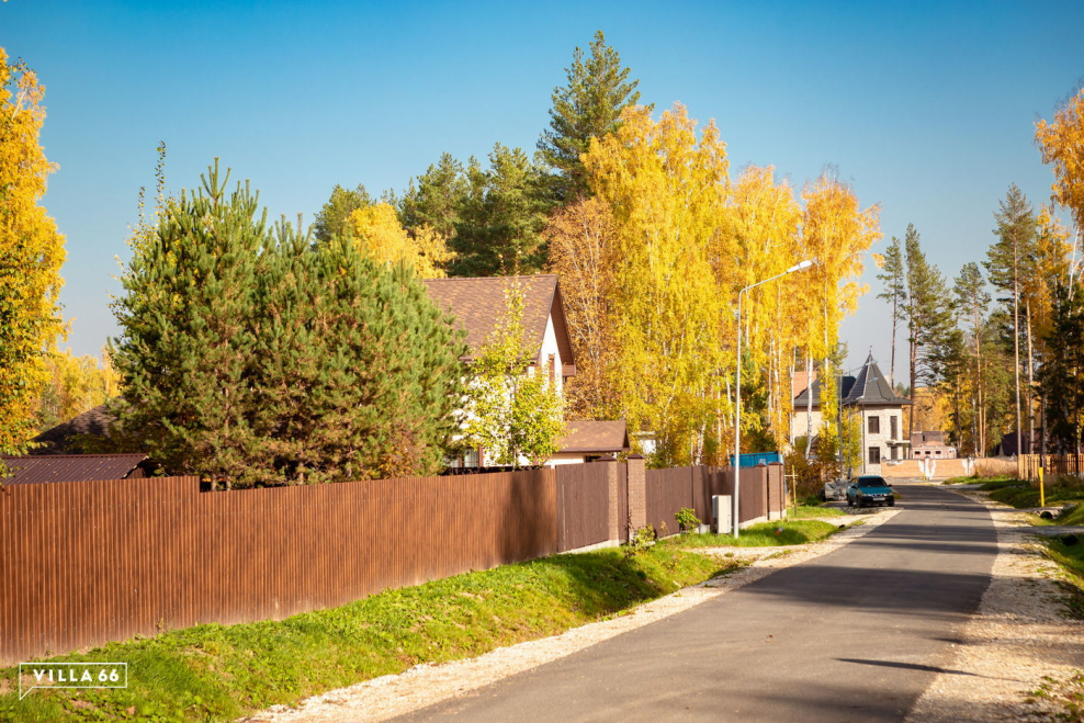 Коттеджный поселок белый снег