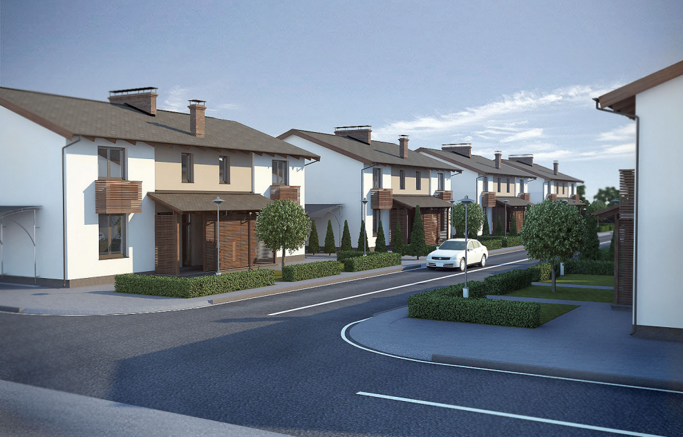 Фасады одноэтажных домов в стиле Прованс