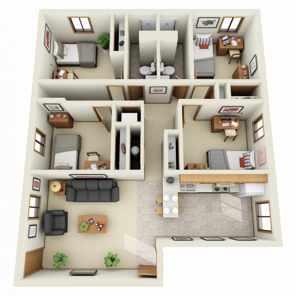 Планировка квартиры зарисовка