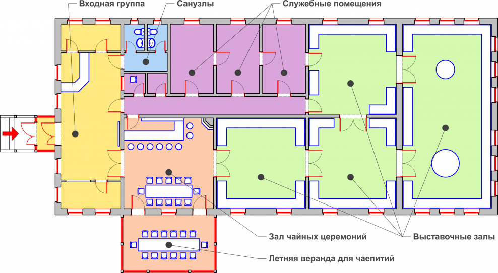 План помещения стоматологической клиники