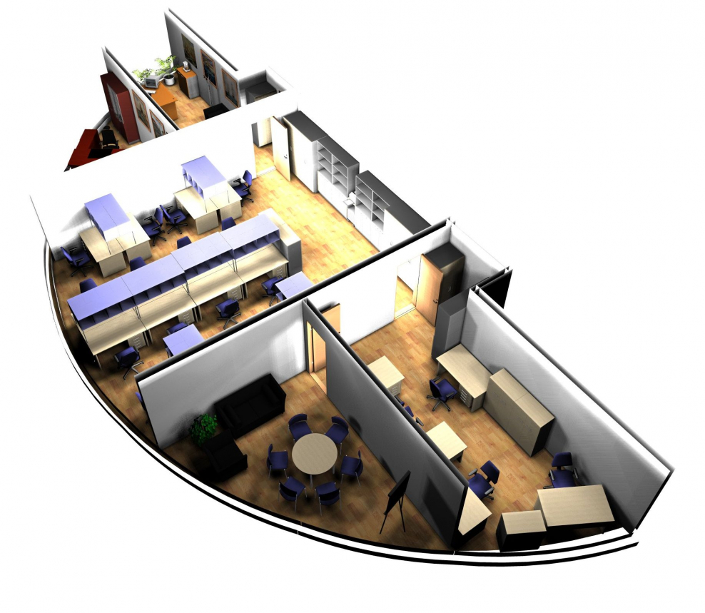 Составление планировки комнат