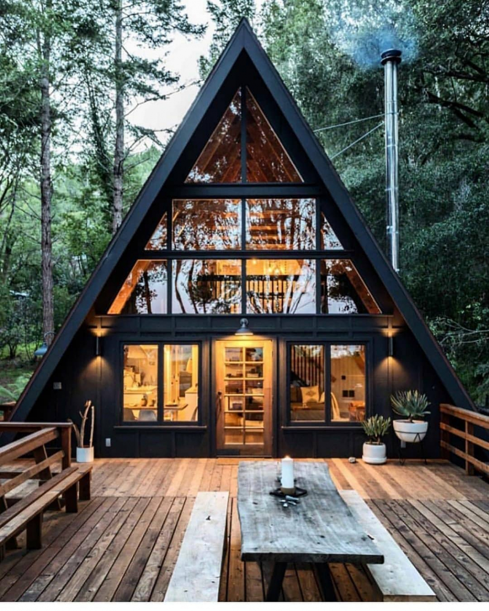 А фрейм дом шалаш