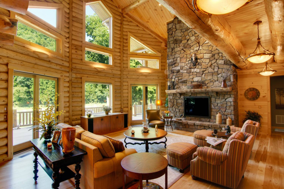 Log Home Interiors