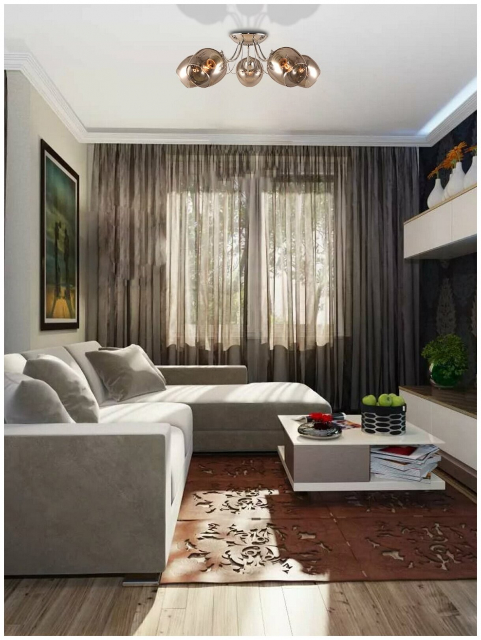 Гостиная 19кв интерьер