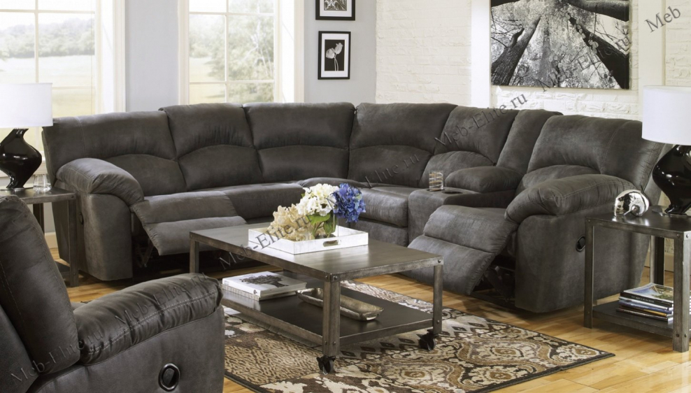 Ashley диван с реклайнером