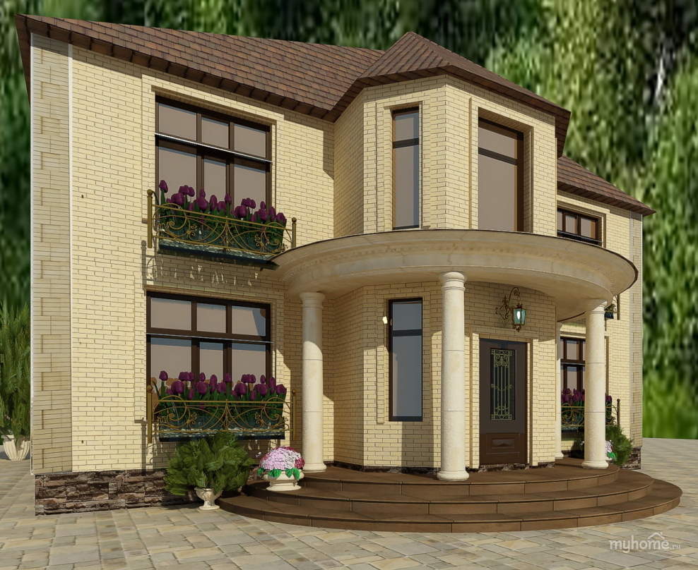 Крыльцо с эркером