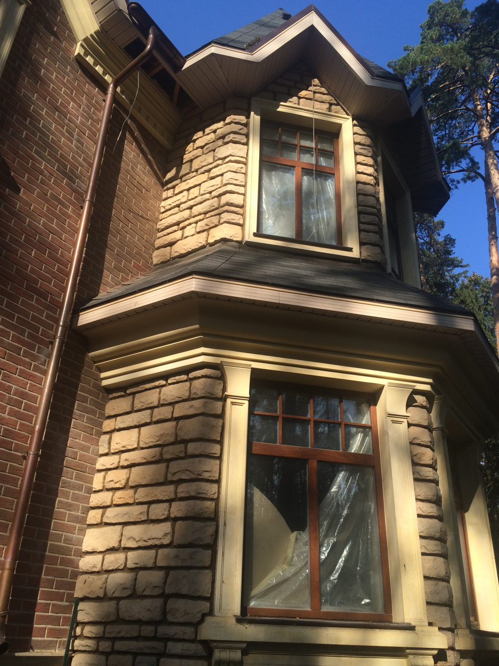 Облицовка эркера