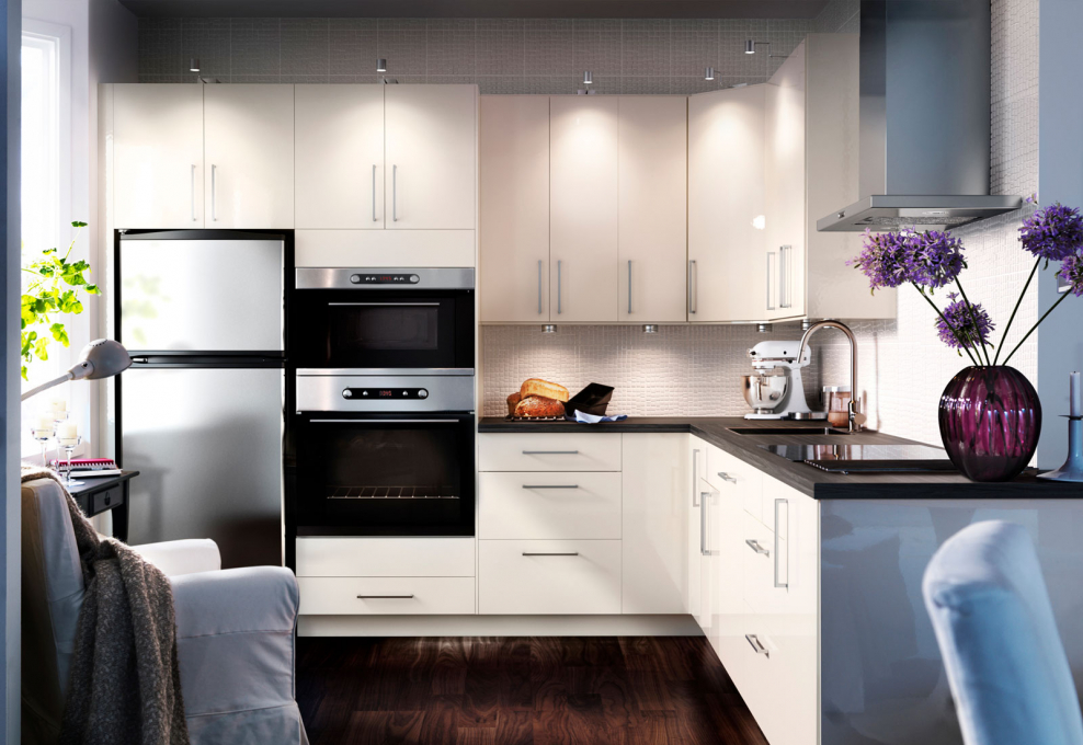 Угловая кухня ikea