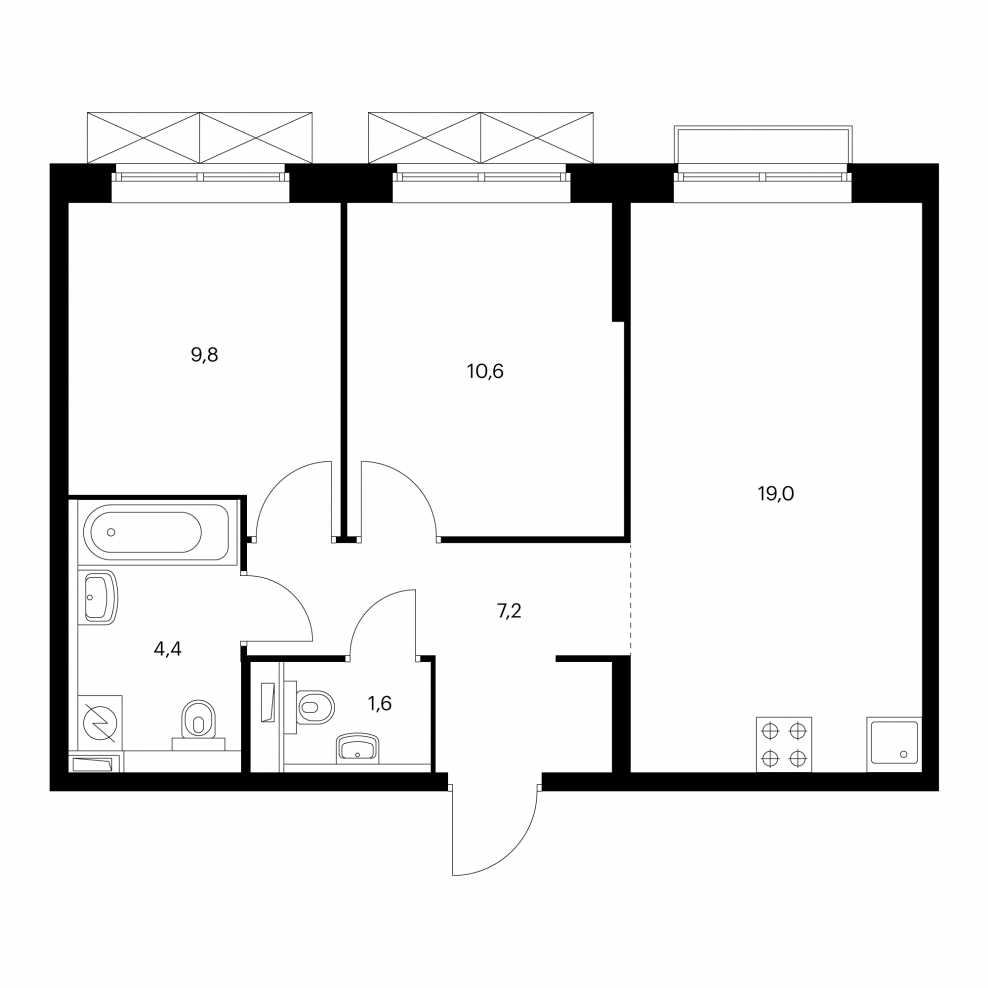 Планировка пик евротрешка